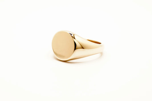 Oval Heirloom Signet 10k
